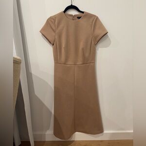 Ann Taylor Tan Midi Dress